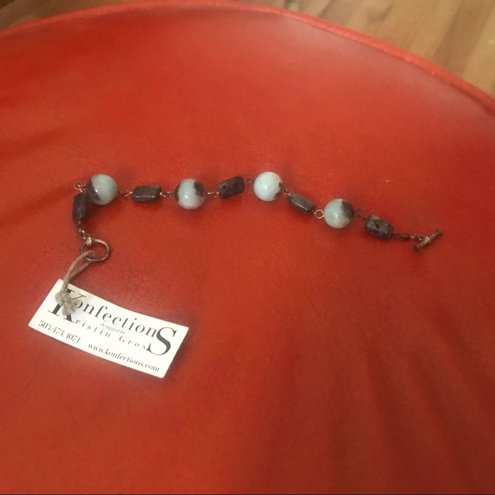 Sterling Silver Nature Stone Bracelet